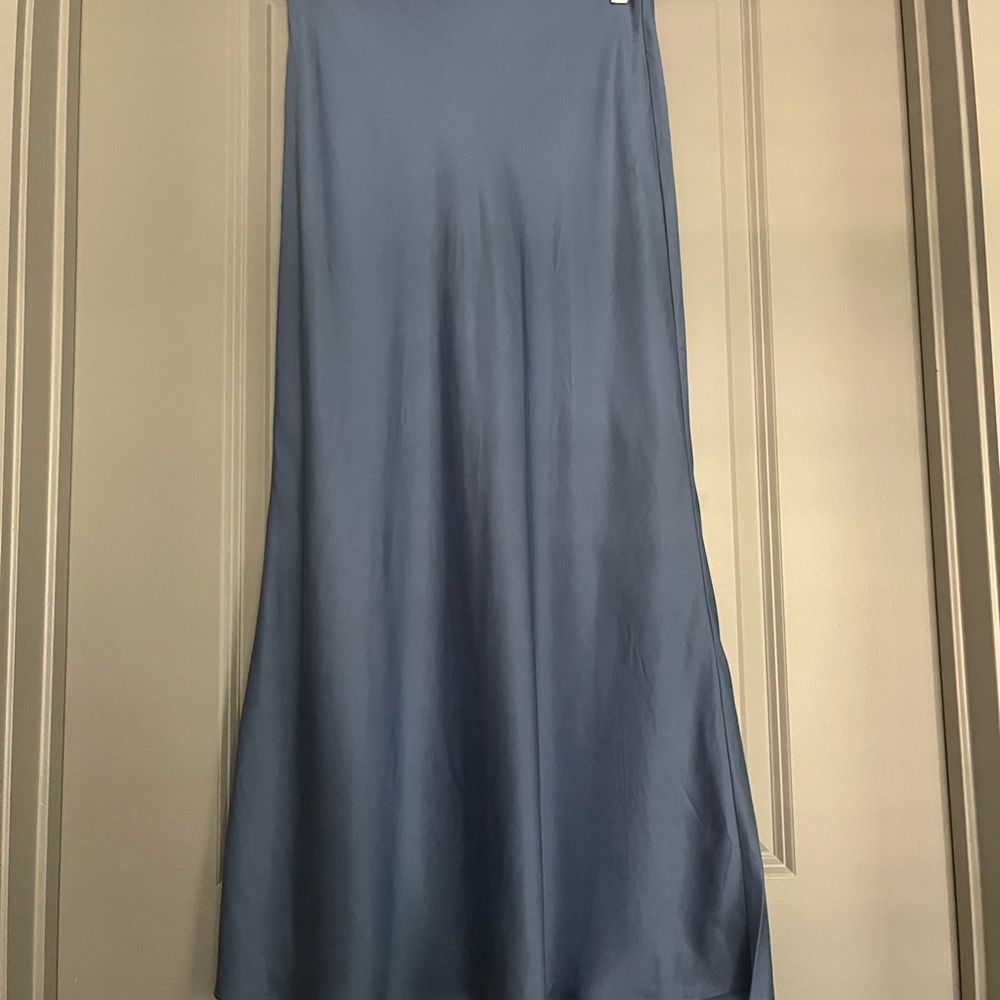 Ann Taylor Soft Blue Maxi Skirt - Picture 4 of 7